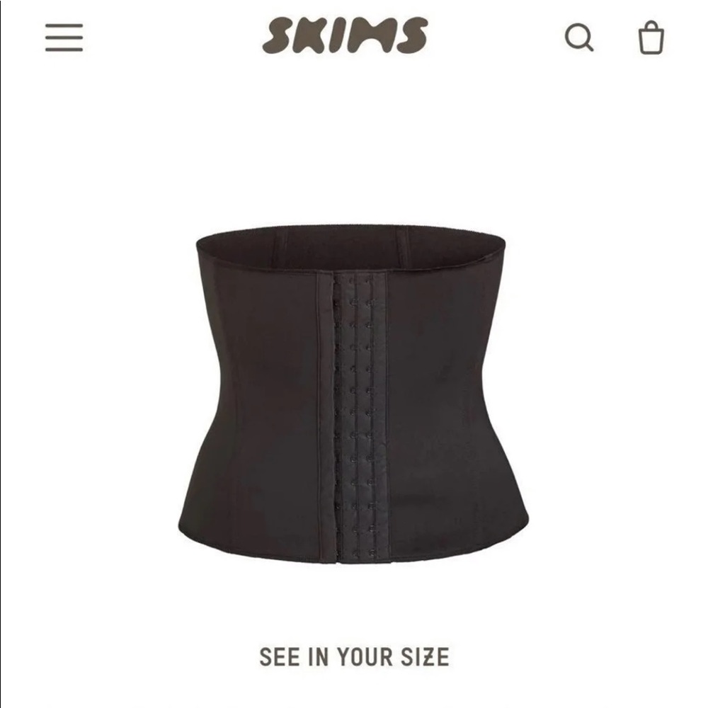 skims waist trainer shapewear